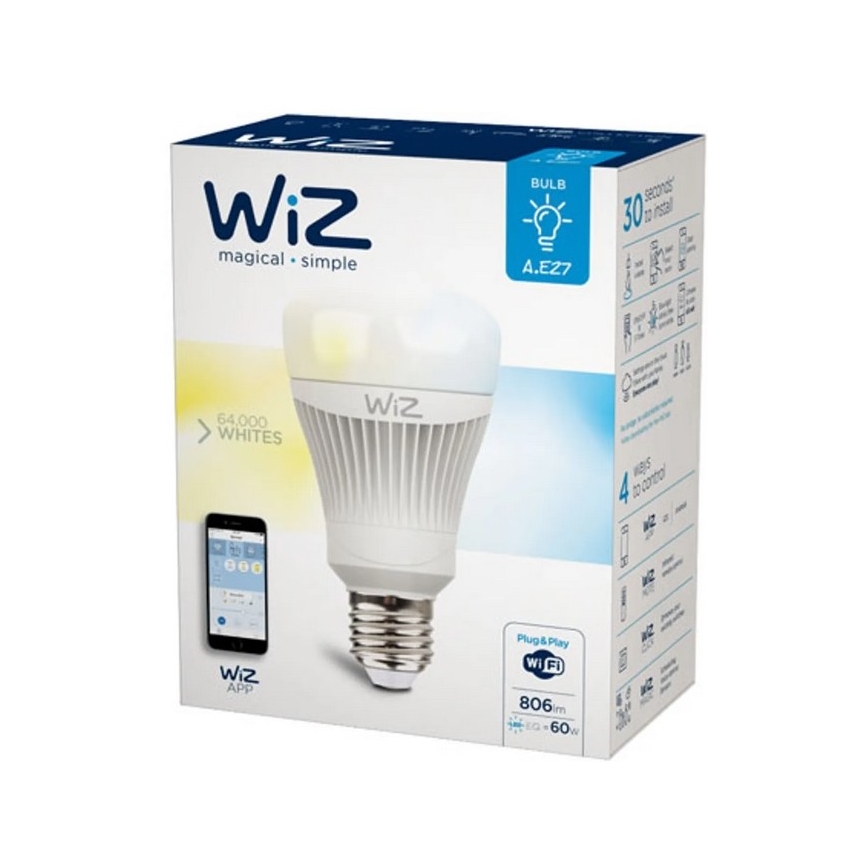 LED Stmívatelná žárovka E27/11,5W/230V 2700-6500K Wi-Fi - WiZ