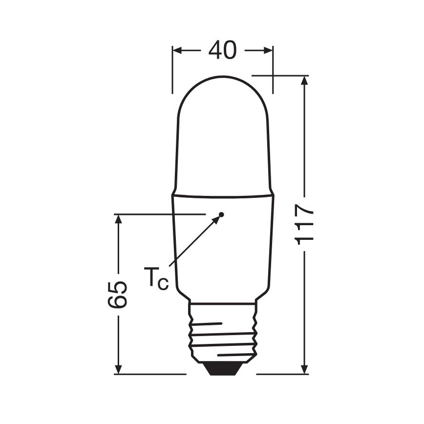 LED Stmívatelná žárovka E27/11W/230V 2700K CRI 90 - Osram