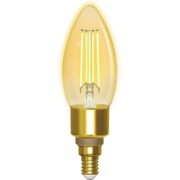 LED Stmívatelná žárovka FILAMENT C35 E14/4,5W/230V 2700-6500K Wi-Fi - Aigostar