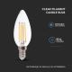 LED Stmívatelná žárovka FILAMENT E14/4W/230V 3000K