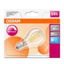 LED Stmívatelná žárovka FILAMENT E27/5W/230V 4000K - Osram