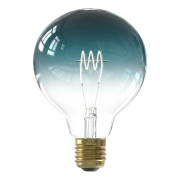 LED Stmívatelná žárovka FILAMENT G125 E27/4W/230V 1800K modrá