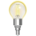 LED Stmívatelná žárovka FILAMENT G45 E14/4,5W/230V 2700-6500K Wi-Fi - Aigostar