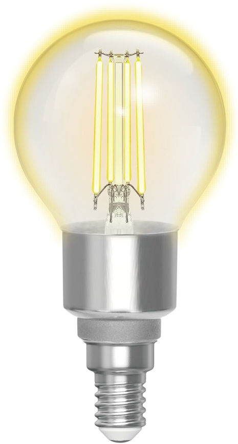 LED Stmívatelná žárovka FILAMENT G45 E14/4,5W/230V 2700-6500K Wi-Fi - Aigostar