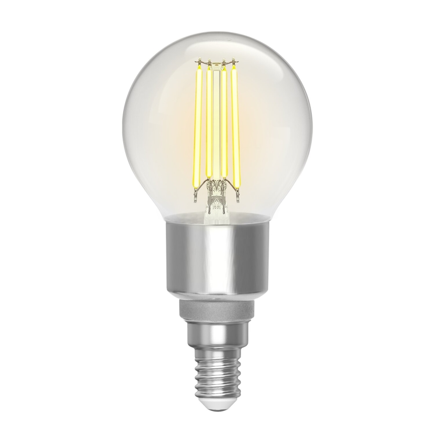 LED Stmívatelná žárovka FILAMENT G45 E14/4,5W/230V 2700-6500K Wi-Fi - Aigostar