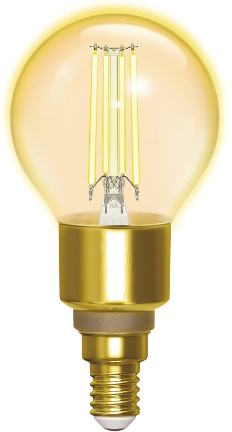 LED Stmívatelná žárovka FILAMENT G45 E14/4,5W/230V 2700-6500K Wi-Fi - Aigostar