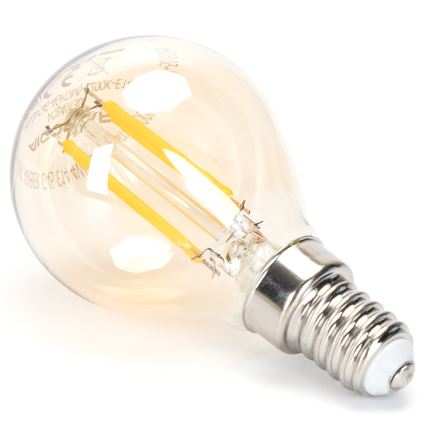 LED Stmívatelná žárovka FILAMENT G45 E14/4W/230V 2200K - Aigostar