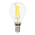 LED Stmívatelná žárovka FILAMENT G45 E14/4W/230V 6500K - Aigostar