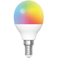 LED Stmívatelná žárovka FILAMENT G45 E14/6,5W/230V 2700-6500K Wi-Fi - Aigostar