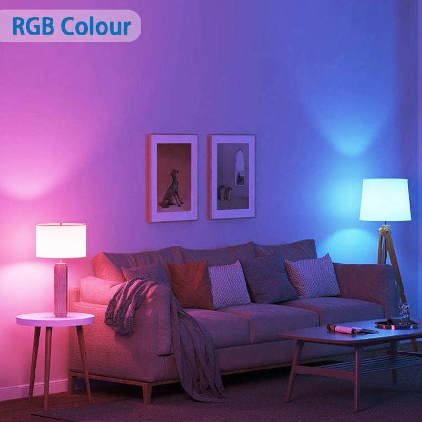 LED Stmívatelná žárovka FILAMENT G45 E14/6,5W/230V 2700-6500K Wi-Fi - Aigostar