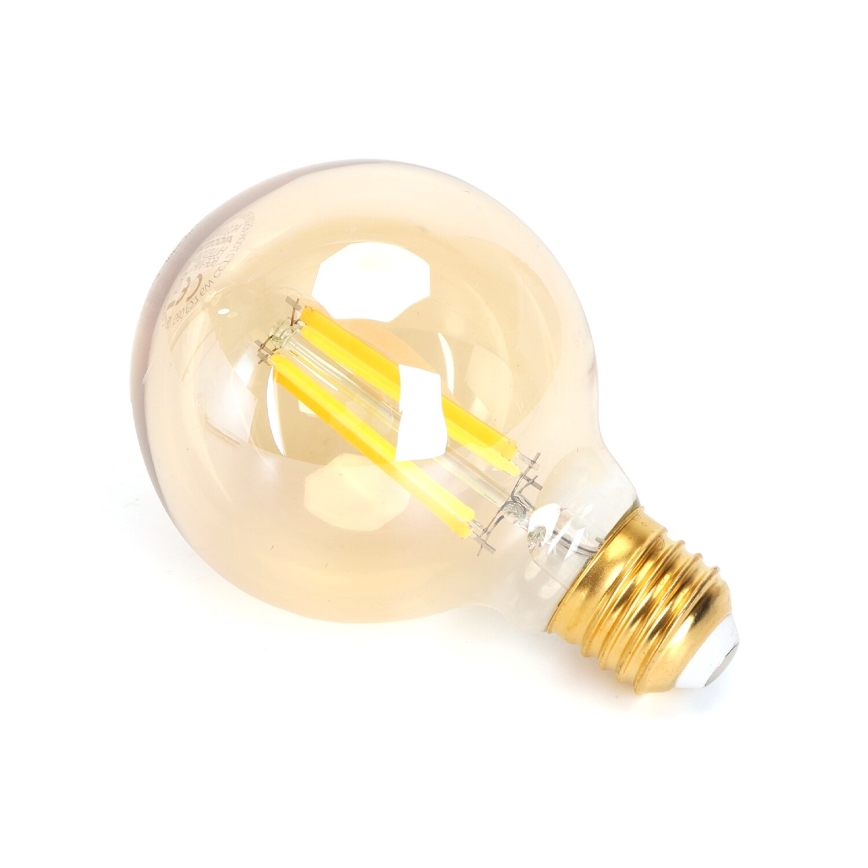LED Stmívatelná žárovka FILAMENT G80 E27/6W/230V 2700-6500K Wi-Fi - Aigostar