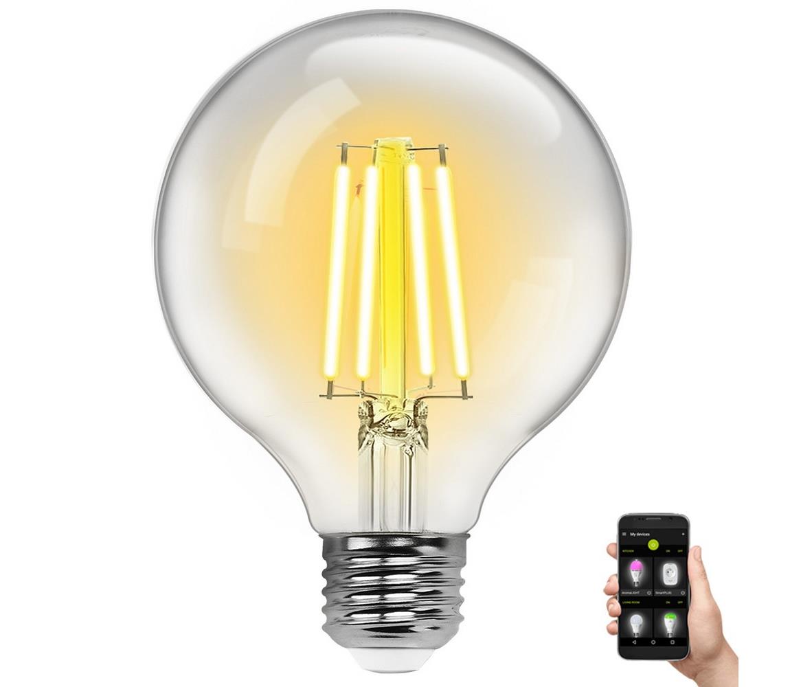  B.V. LED Stmívatelná žárovka FILAMENT G95 E27/6W/230V 2700-6500K Wi-Fi -  