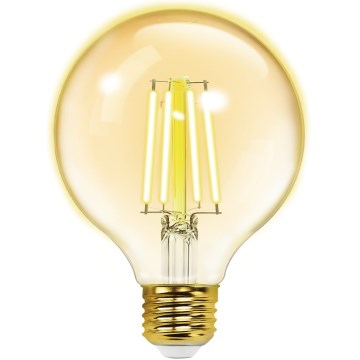 LED Stmívatelná žárovka FILAMENT G95 E27/6W/230V 2700-6500K Wi-Fi - Aigostar