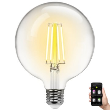 LED Stmívatelná žárovka FILAMENT MESH Smart G125 E27/6W/230V 2700-6500K - Aigostar