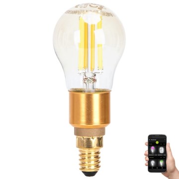 LED Stmívatelná žárovka FILAMENT MESH Smart G45 E14/4,5W/230V 2700-6500K - Aigostar