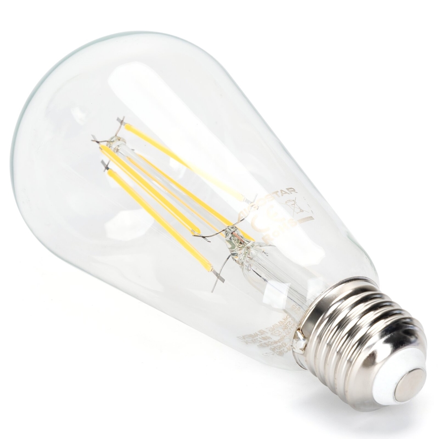 LED Stmívatelná žárovka FILAMENT ST64 E27/6W/230V 2700K - Aigostar