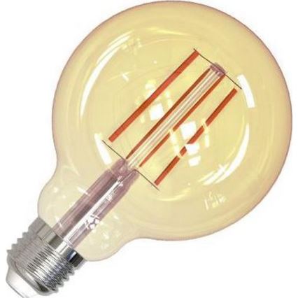 LED Stmívatelná žárovka FILAMENT VINTAGE G95 E27/12W/230V 2000K