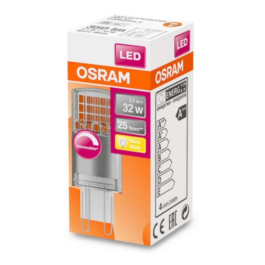 LED Stmívatelná žárovka G9/3,5W/230V 2700K - Osram