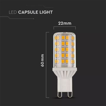 LED Stmívatelná žárovka G9/5W/230V 4000K