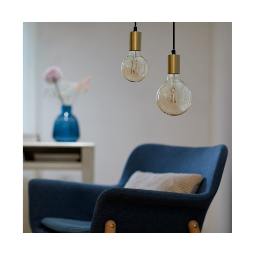 LED Stmívatelná žárovka FILAMENT G95 E27/6,7W/230V 2700-6500K CRI 90 Wi-Fi - WiZ