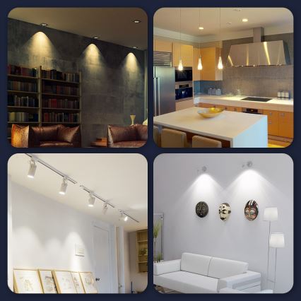 LED Stmívatelná žárovka GU10/5W/230V 3000-6500K Wi-Fi - Aigostar