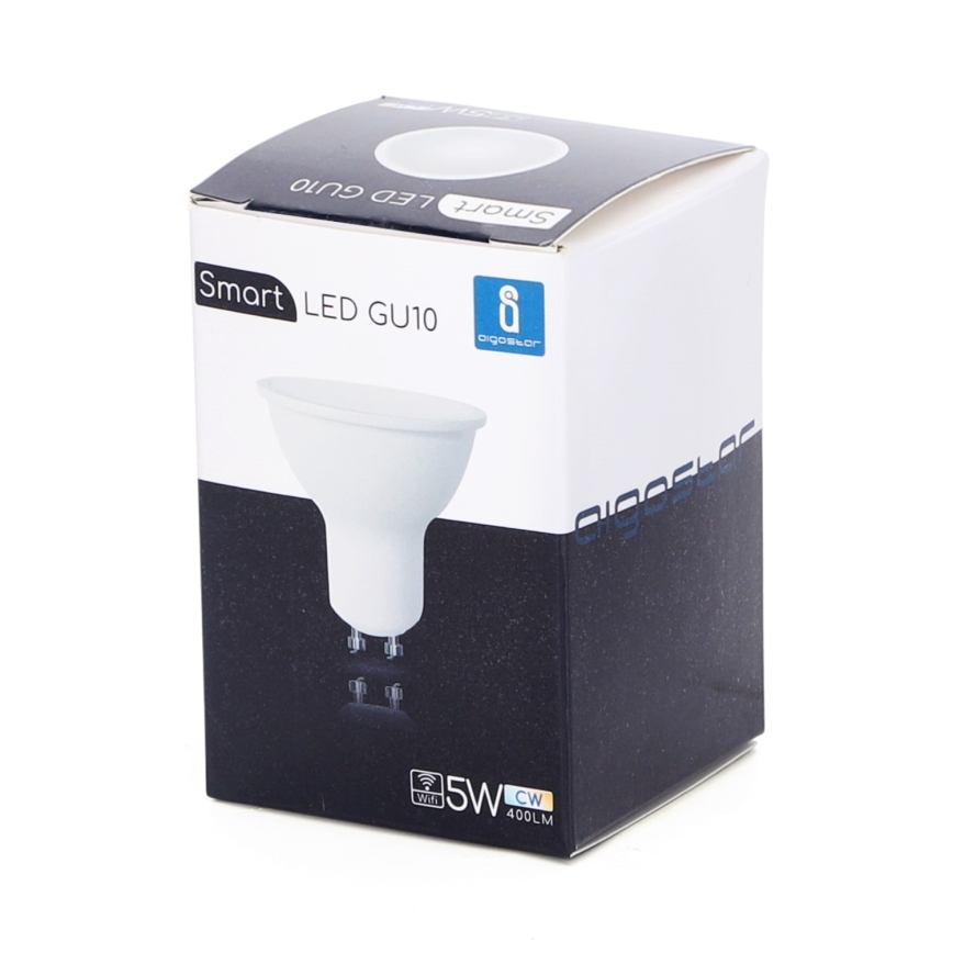 LED Stmívatelná žárovka GU10/5W/230V 3000-6500K Wi-Fi - Aigostar
