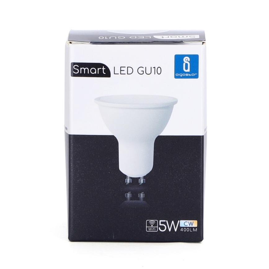 LED Stmívatelná žárovka GU10/5W/230V 3000-6500K Wi-Fi - Aigostar
