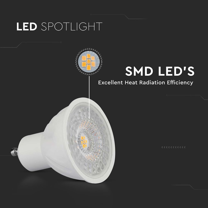 LED Stmívatelná žárovka GU10/6W/230V 3000K 110°