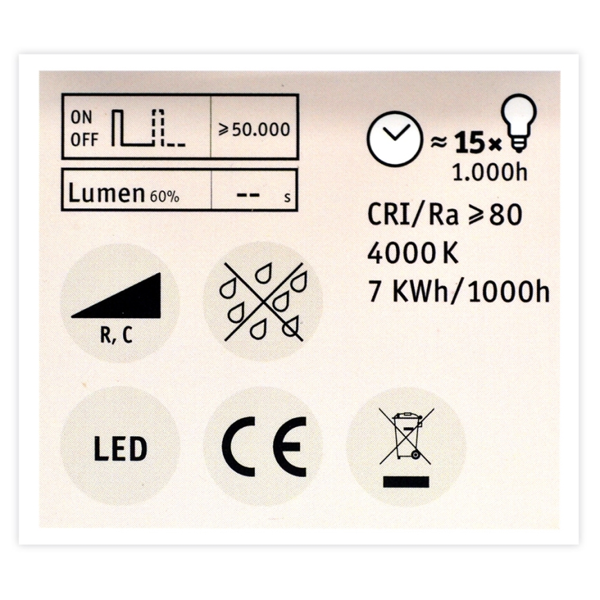 LED Stmívatelná žárovka GU10/7W/230V 4000K - Paulmann 28756