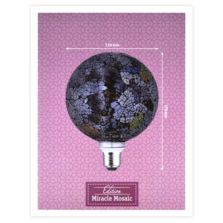 LED Stmívatelná žárovka MOSAIC G125 E27/5W/230V 2700K - Paulmann 28746