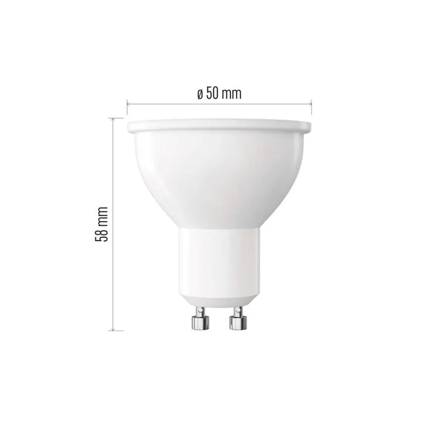 LED Stmívatelná žárovka MR16 GU10/7W/230V 4000K
