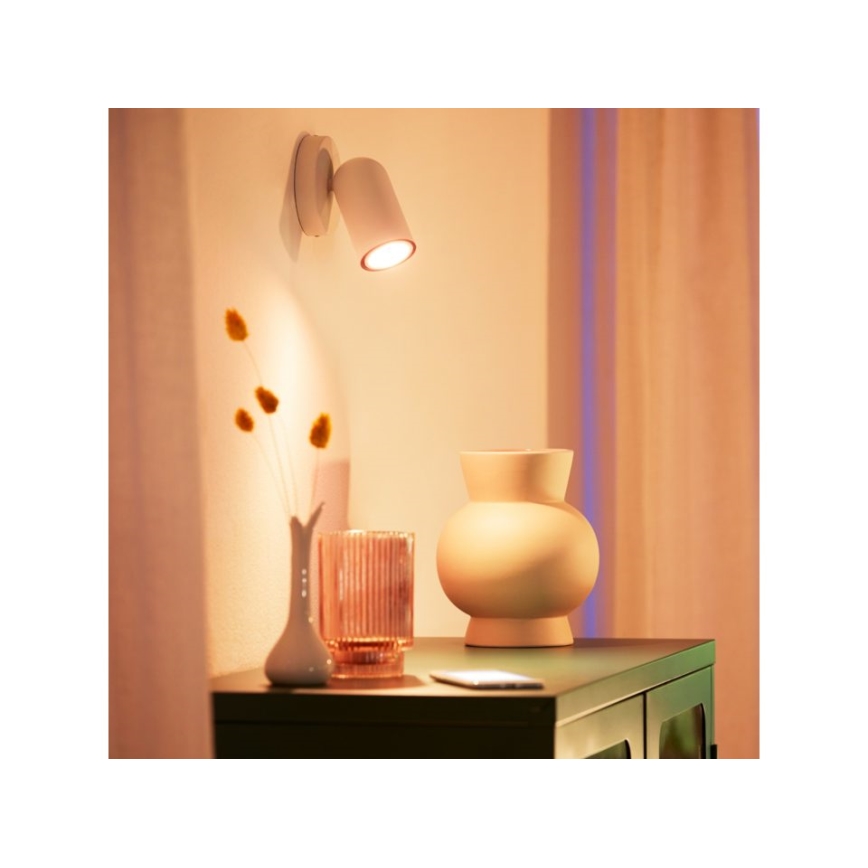 LED Stmívatelná žárovka PAR16 GU10/4,7W/230V 2700K CRI 90 Wi-Fi - WiZ