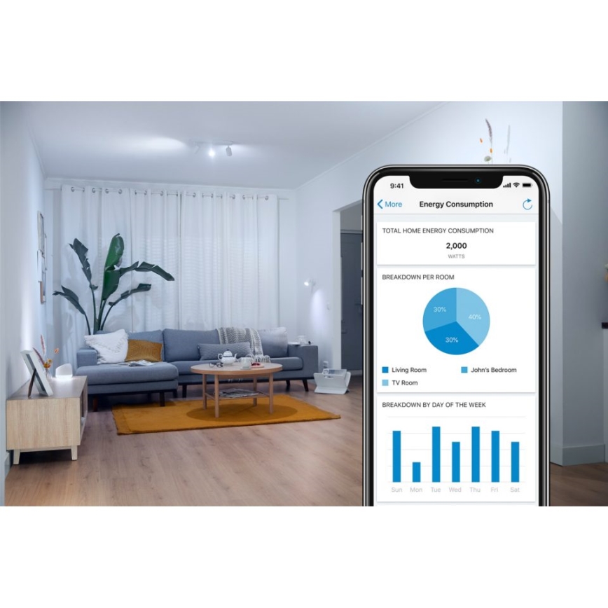 LED Stmívatelná žárovka PAR16 GU10/4,7W/230V 2700K CRI 90 Wi-Fi - WiZ