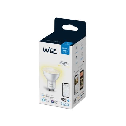LED Stmívatelná žárovka PAR16 GU10/4,7W/230V 2700K CRI 90 Wi-Fi - WiZ