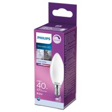 LED Stmívatelná žárovka Philips B35 E14/4,5W/230V 4000K