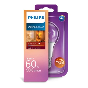 LED stmívatelná žárovka Philips E27/9W/230V LED stmívatelná žárovka Philips E27/9W/230V