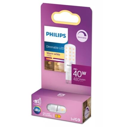 LED Stmívatelná žárovka Philips G9/4W/230V 2700K