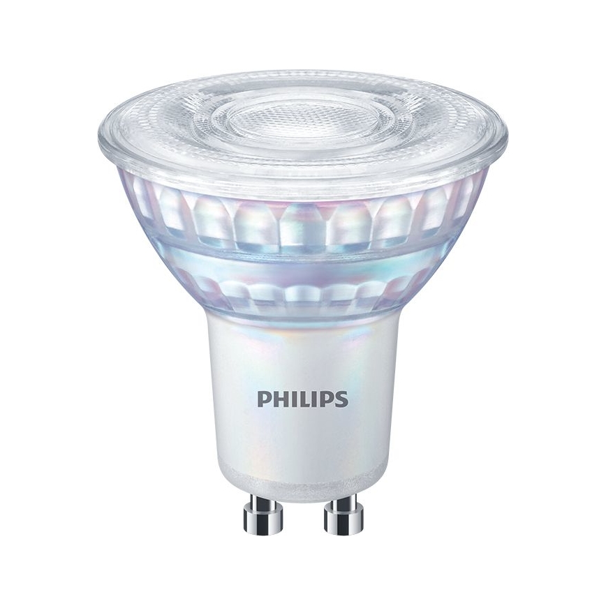 LED Stmívatelná žárovka Philips GU10/6,2W/230V 3000K CRI 90