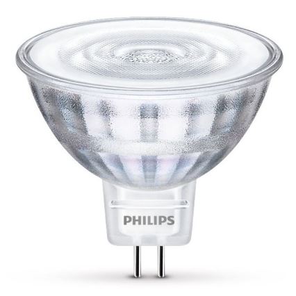 LED Stmívatelná žárovka Philips GU5,3/MR16/5W/12V 4000K