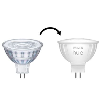 LED Stmívatelná žárovka Philips Hue White Ambiance GU5,3/MR16/5,1W/12V 2200-6500K