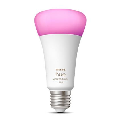 LED Stmívatelná žárovka Philips Hue White And Color Ambiance A67 E27/13,5W/230V 2000-6500K