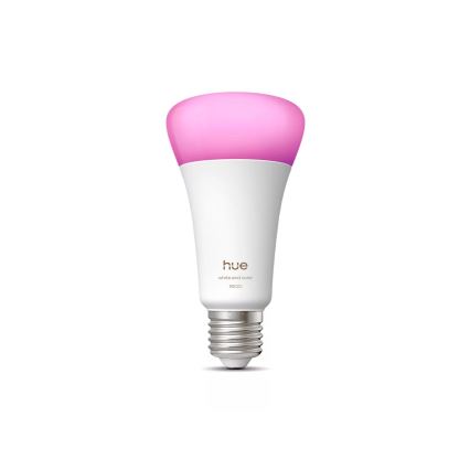 LED Stmívatelná žárovka Philips Hue WHITE AND COLOR AMBIANCE E27/11,8W/230V 1000-20000K