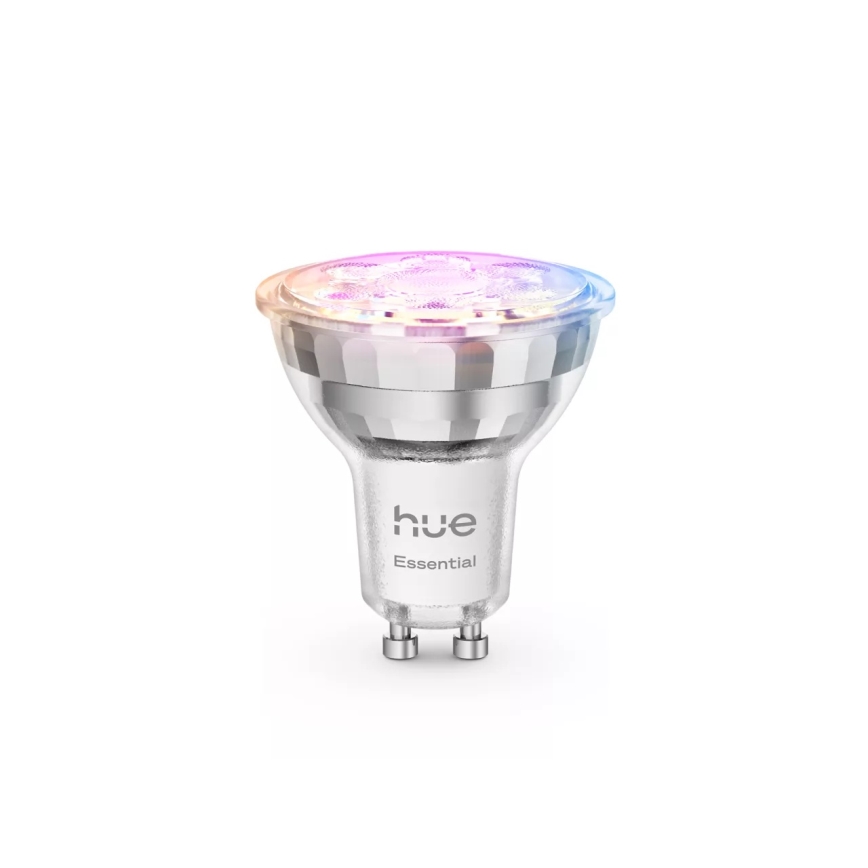 LED Stmívatelná žárovka Philips Hue White And Color Ambiance Essential GU10/4,7W/230V 2200-6500K