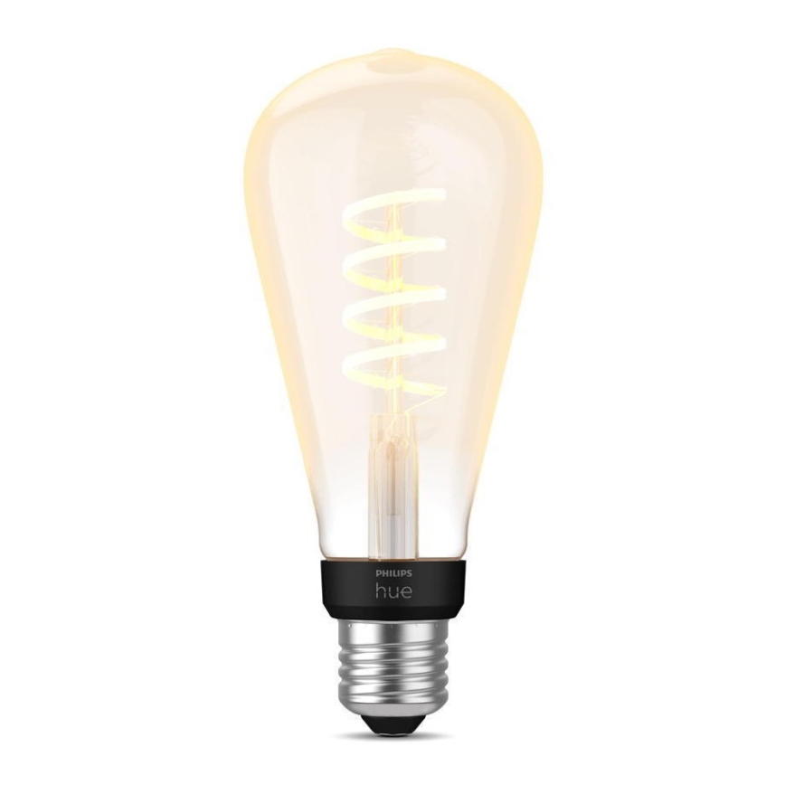 LED Stmívatelná žárovka Philips Hue WHITE AMBIANCE ST72 E27/7W/230V 2200-4500K