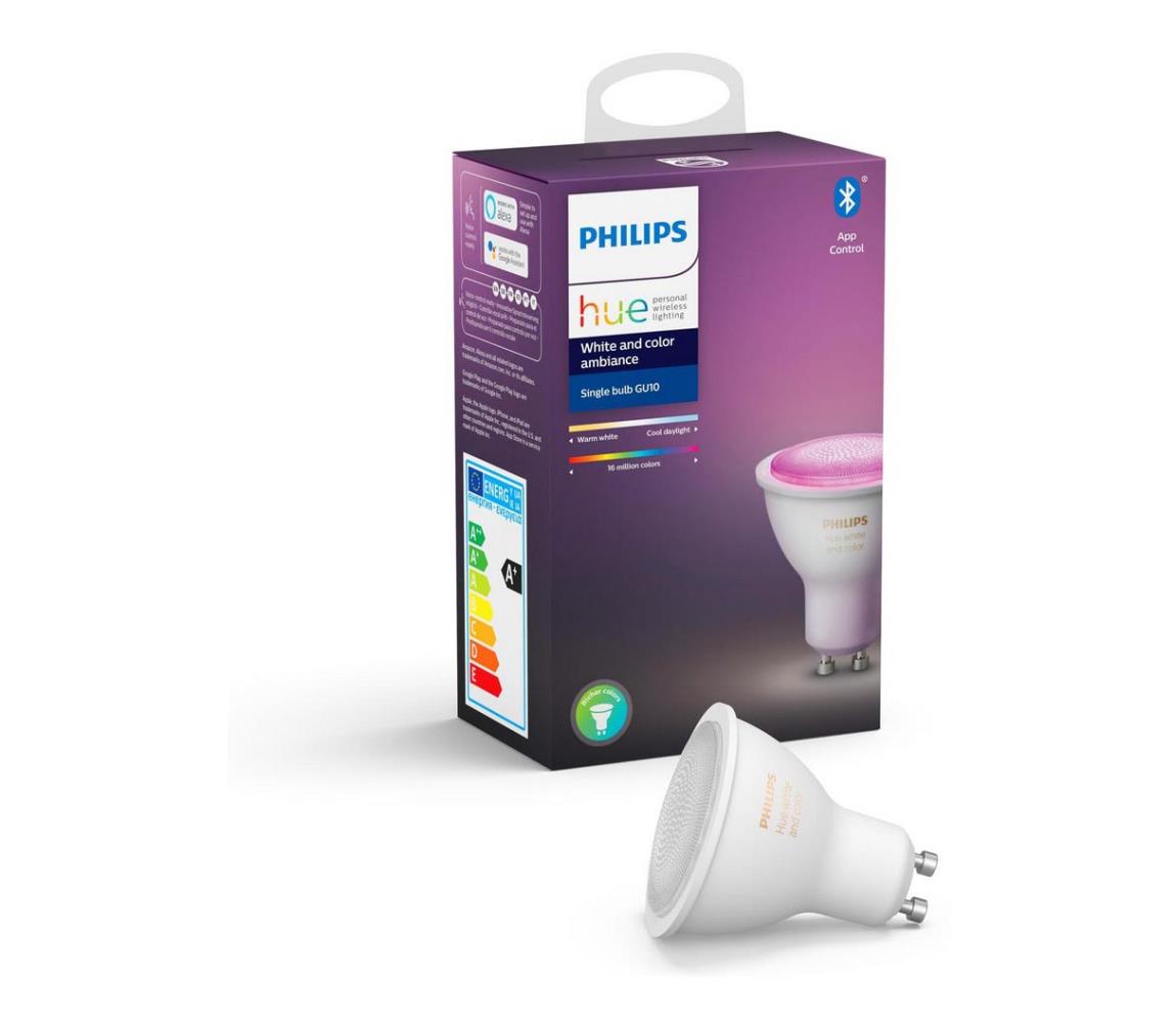 Philips LED Stmívatelná žárovka Philips Hue White And Color Ambiance GU10/5,7W/230V 