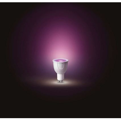 LED Stmívatelná žárovka Philips Hue White And Color Ambiance GU10/5,7W/230V 2000-6500K