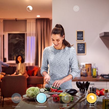 LED Stmívatelná žárovka Philips Hue White And Color Ambiance GU10/5,7W/230V 2000-6500K