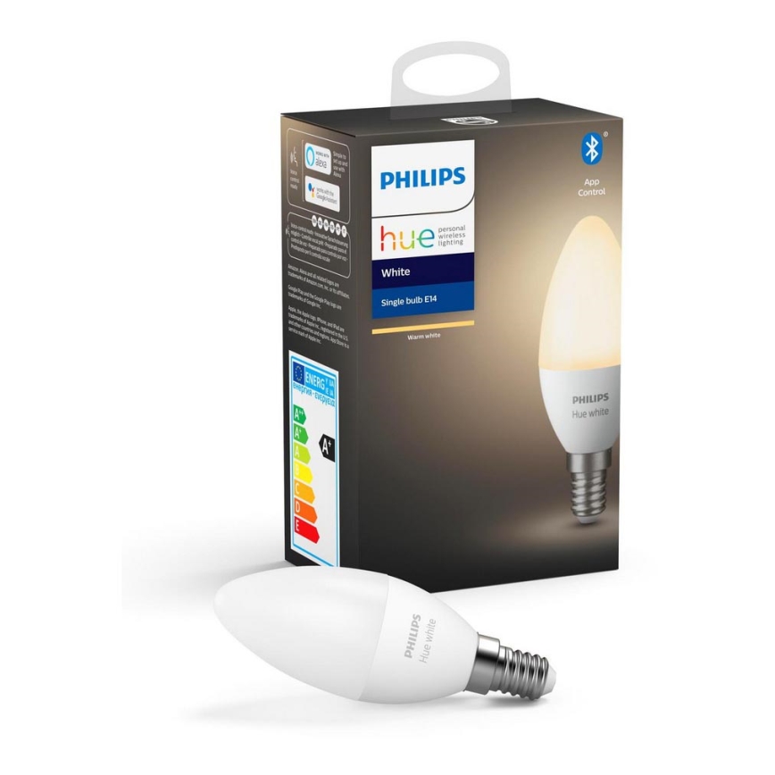 LED Stmívatelná žárovka Philips Hue WHITE E14/5,5W/230V 2700K