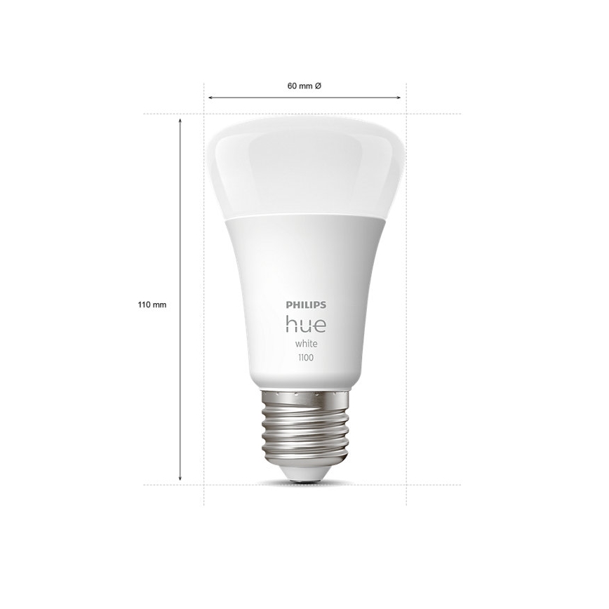 LED Stmívatelná žárovka Philips Hue WHITE E27/9,5W/230V 2700K