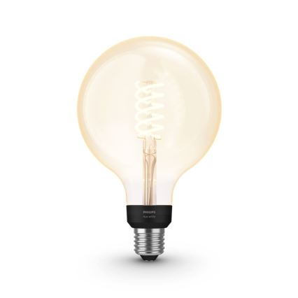 LED Stmívatelná žárovka Philips Hue WHITE FILAMENT G125 E27/7W/230V 2100K